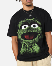 American Thrift X Sesame Street Oscar The Grouch Grail Heavy T-Shirt Black