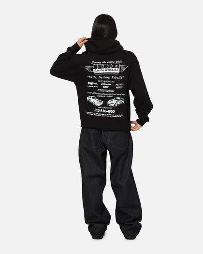 Huf X Greddy Body Works Hoodie Black