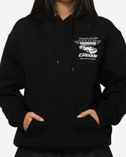 Huf X Greddy Body Works Hoodie Black