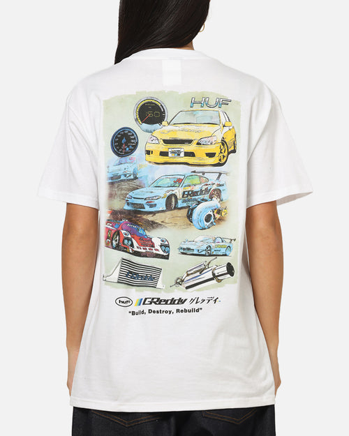 Huf X Greddy Parts T-Shirt White