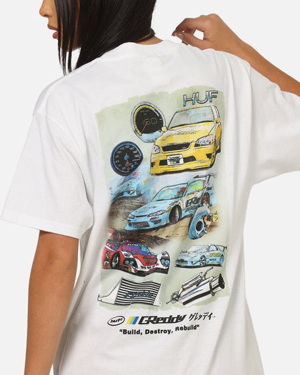 Huf X Greddy Parts T-Shirt White