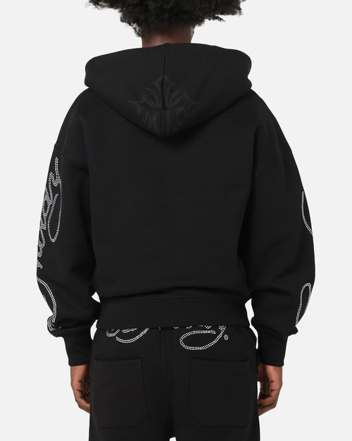 Ed Hardy Trinity Zip Hoodie Black