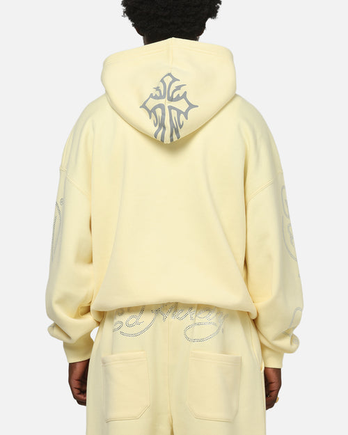 Ed Hardy Trinity Zip Hoodie Butter Yellow