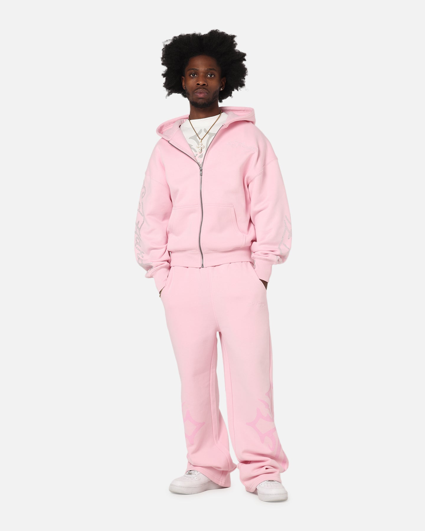 Ed Hardy Trinity Zip Hoodie Pink | Culture Kings