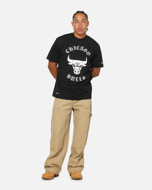 New Era Chicago Bulls Gothic Oversized T-Shirt Black