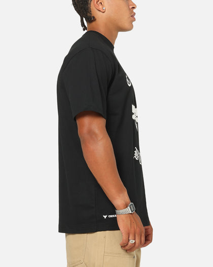 New Era Chicago Bulls Gothic Oversized T-Shirt Black