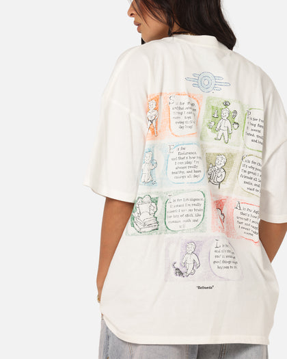 73Studio X Fallout '76 S.P.E.C.I.A.L Vintage T-Shirt Off White