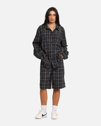 XXIII Plaid Corduroy Jacket Black/Grey