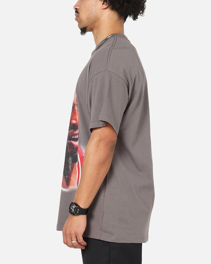Mitchell & Ness Chicago Bulls Dennis Rodman Big Head T-Shirt Charcoal Grey