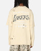 Mitchell & Ness Los Angeles Lakers Chromed Mock Long Sleeve T-Shirt Khaki