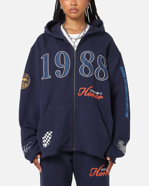 Honor The Gift 1988 Full Zip Hoodie Navy