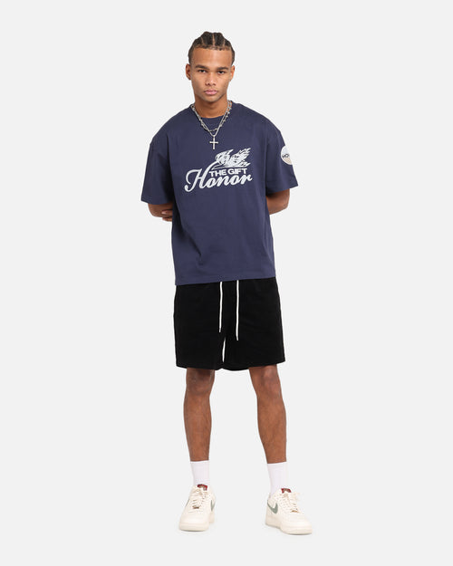 Honor The Gift Auto Club Boxy T-Shirt Navy