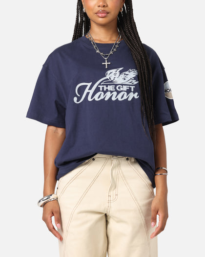 Honor The Gift Auto Club Boxy T-Shirt Navy