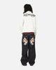 Ed Hardy Euro Button Up Shirt White Pinstripe
