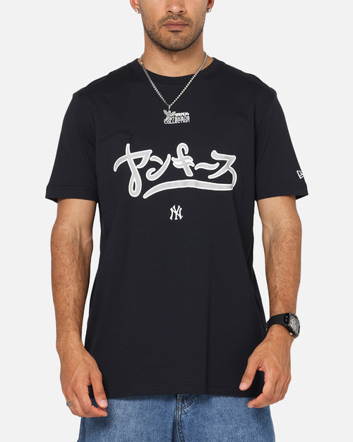 New Era New York Yankees 'Hyperfly Katakana x MLB' T-Shirt Navy