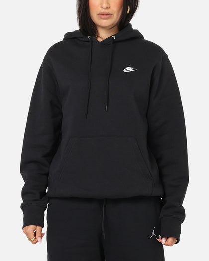 Nike Club Pullover Fleece Hoodie Black/Black/White