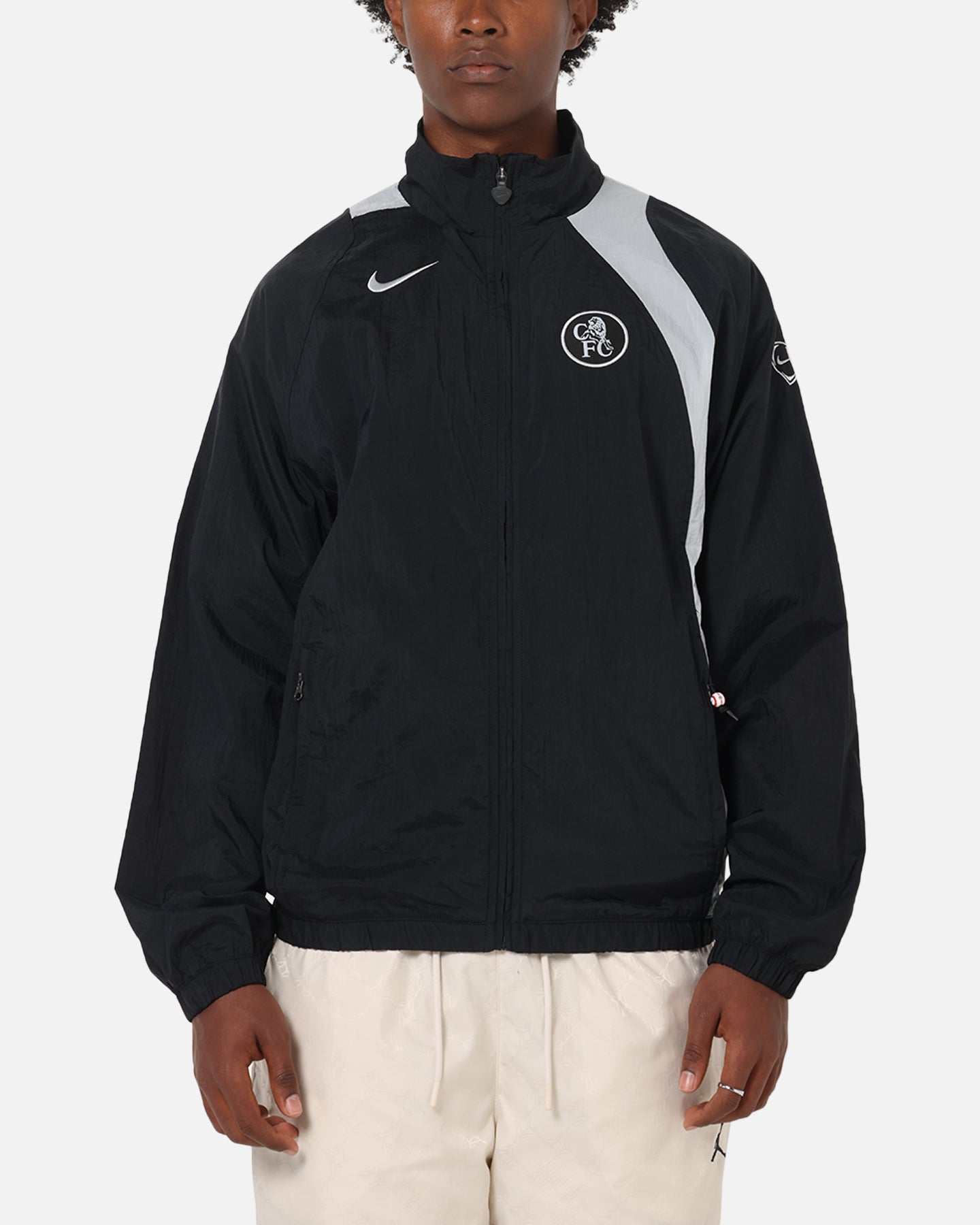 Nike Chelsea FC Total 90 Track Jacket Black/Silver | Culture