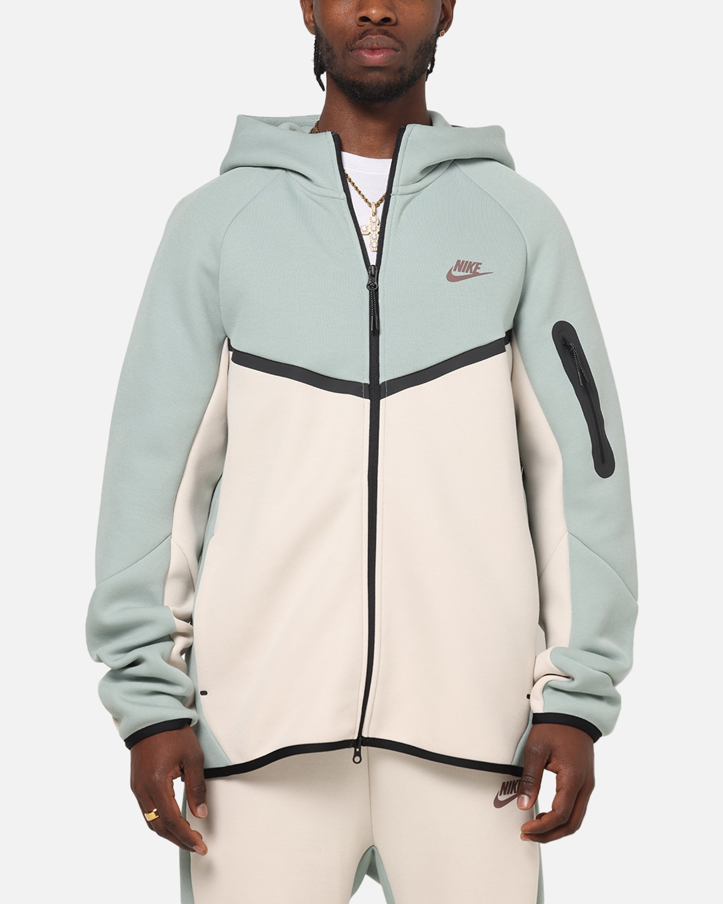 ウォーキング・ランニングウェア NIKE Tech Fleece Nike Sportswear Tech Fleece Windrunner Jacket Dusty Sage | Culture