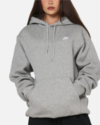 Nike Club Pullover Fleece Hoodie Dark Grey Heather