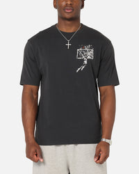 Jordan Brooklyn Shattered Back Board Oversized Graphic T-Shirt Off Noir/Sail