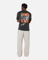 Jordan Brooklyn Shattered Back Board Oversized Graphic T-Shirt Off Noir/Sail