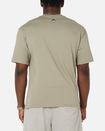 Jordan Brand Sneaker Patch Crewneck T-Shirt Khaki/Black
