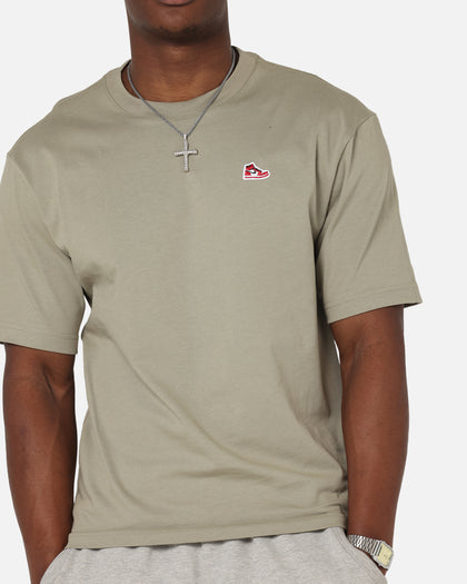 Jordan Brand Sneaker Patch Crewneck T-Shirt Khaki/Black
