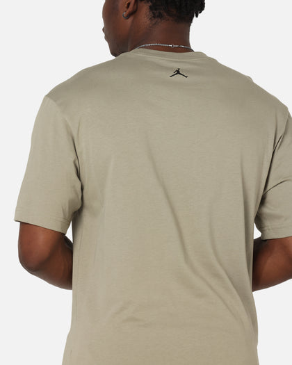 Jordan Brand Sneaker Patch Crewneck T-Shirt Khaki/Black