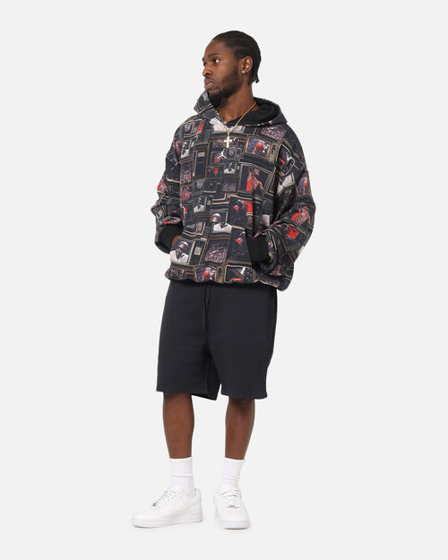 Jordan Brooklyn Fleece Printed Hoodie Black/Sail