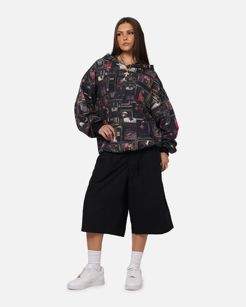 Jordan Brooklyn Fleece Printed Hoodie Black/Sail