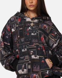 Jordan Brooklyn Fleece Printed Hoodie Black/Sail
