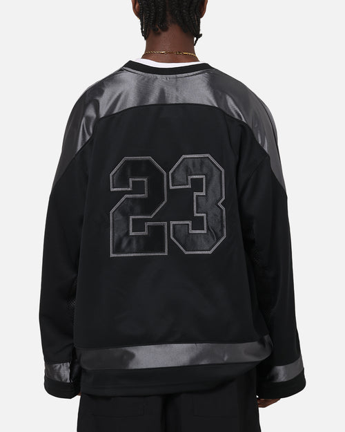 Jordan Brooklyn Collegiate Hockey Jersey Black/Iron Grey