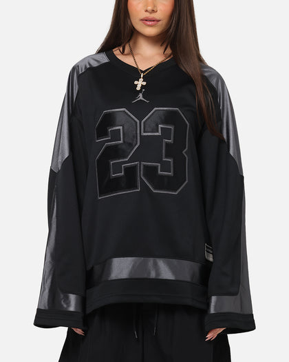 Jordan Brooklyn Collegiate Hockey Jersey Black/Iron Grey