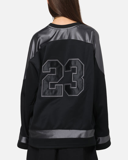 Jordan Brooklyn Collegiate Hockey Jersey Black/Iron Grey