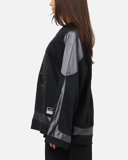 Jordan Brooklyn Collegiate Hockey Jersey Black/Iron Grey