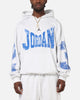 Jordan Brooklyn Collegiate Pullover Hoodie Birch Heather Grey