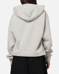 Jordan Brooklyn Fleece Pullover Hoodie Grey Heather/White