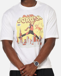 Jordan Jumpman Comic Crewneck T-Shirt White/Black