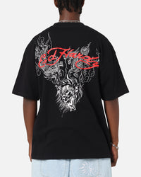 Ed Hardy Flash Demon T-Shirt Black