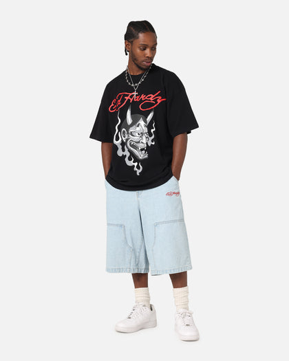Ed Hardy Flash Demon T-Shirt Black