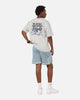 Jordan AJ1 North Carolina T-Shirt Grey Heather/White