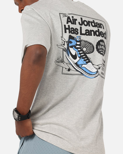 Jordan AJ1 North Carolina T-Shirt Grey Heather/White