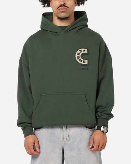 Carre Sacred Letter Hoodie Green