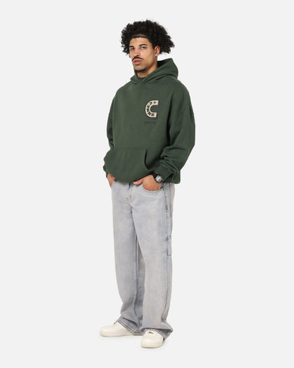 Carre Sacred Letter Hoodie Green