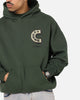 Carre Sacred Letter Hoodie Green
