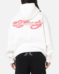 Ed Hardy Blue Dragon Hoodie White