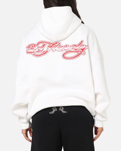 Ed Hardy Blue Dragon Hoodie White