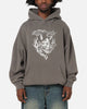 Ed Hardy Double Horns Hoodie Washed Charcoal
