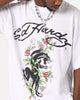 Ed Hardy Savage Bloom T-Shirt White