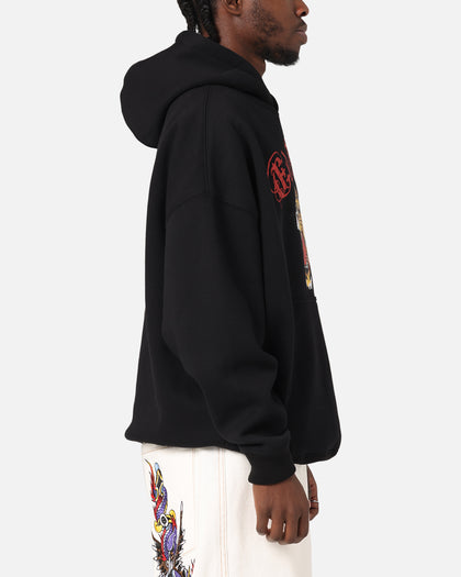 Ed Hardy Tiger Wrath Hoodie Black